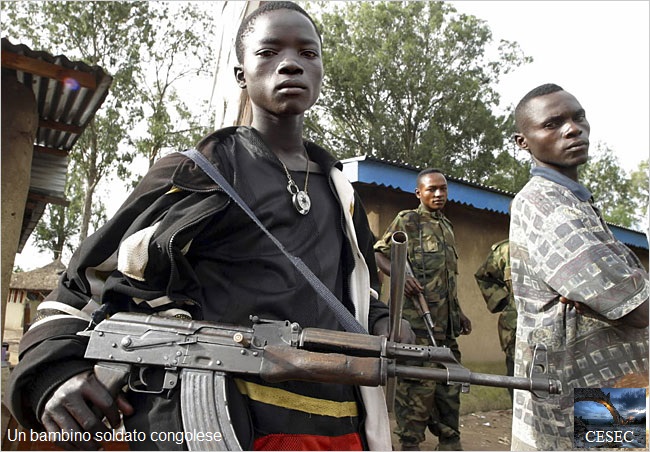 Cesec - Congo bambino soldato